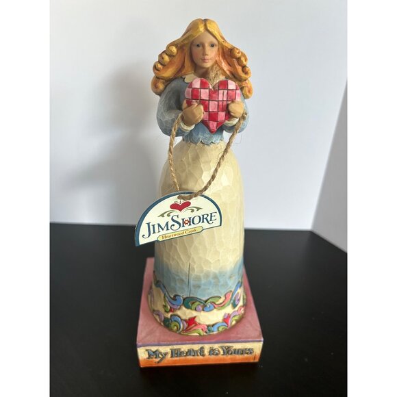 Jim Shore Heartwood Creek "My Heart Is Yours" Figurine Decor 9" Tall 4007240 - Picture 4 of 13